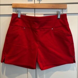INC International Concepts Vibrant Red Short Shorts
